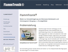 Tablet Screenshot of flammtronik.de